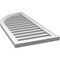 Ekena Millwork Quarter Round Top Left Surface Mount PVC Gable Vent w/ 2"W x 1-1/2"P Brickmould Frame, 18"W x 40"H GVPQL18X4002SF - alternate 2